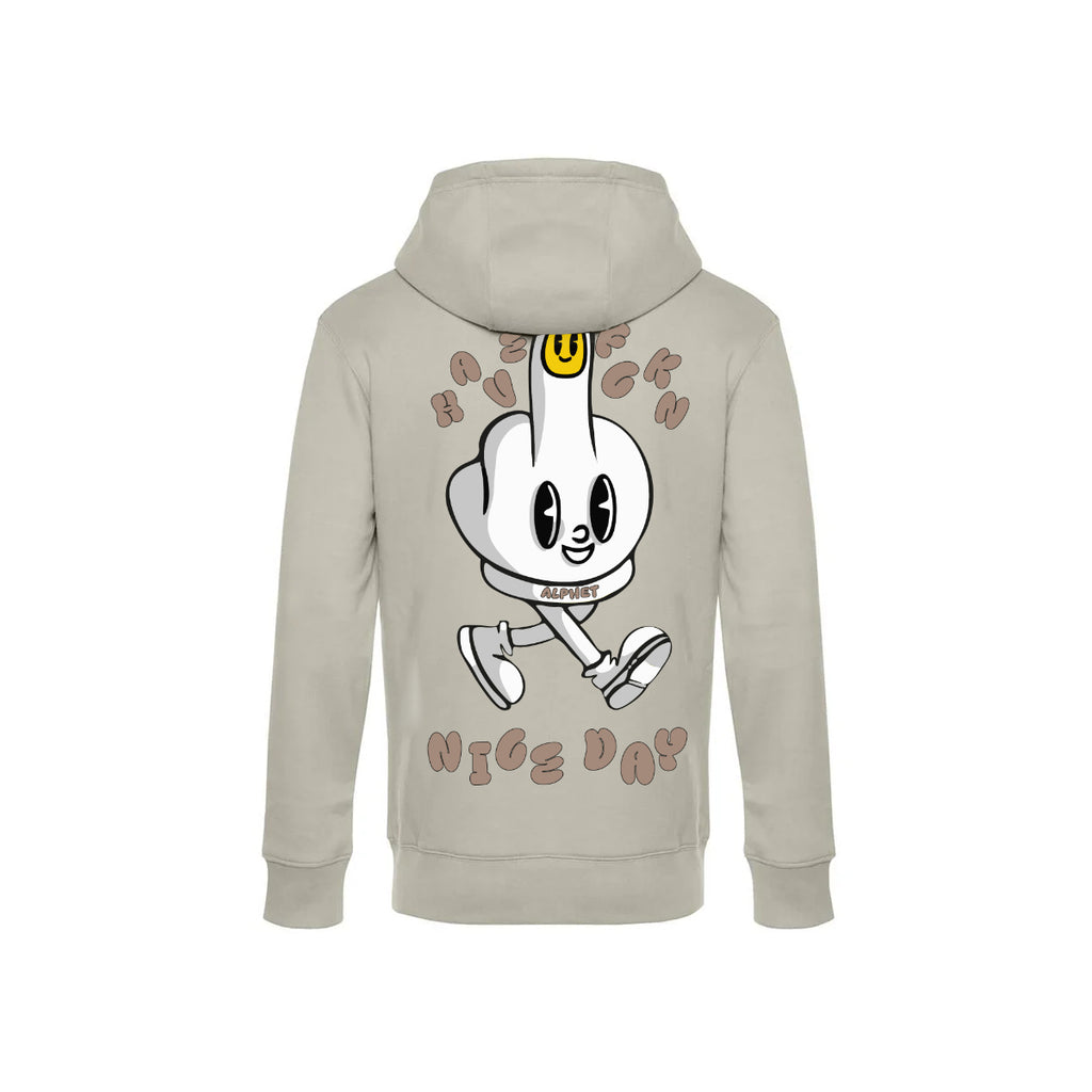Have a nice day Grey Fog Hoodie