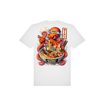Alphet Ramen White Tee
