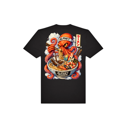 Alphet Ramen Black Tee