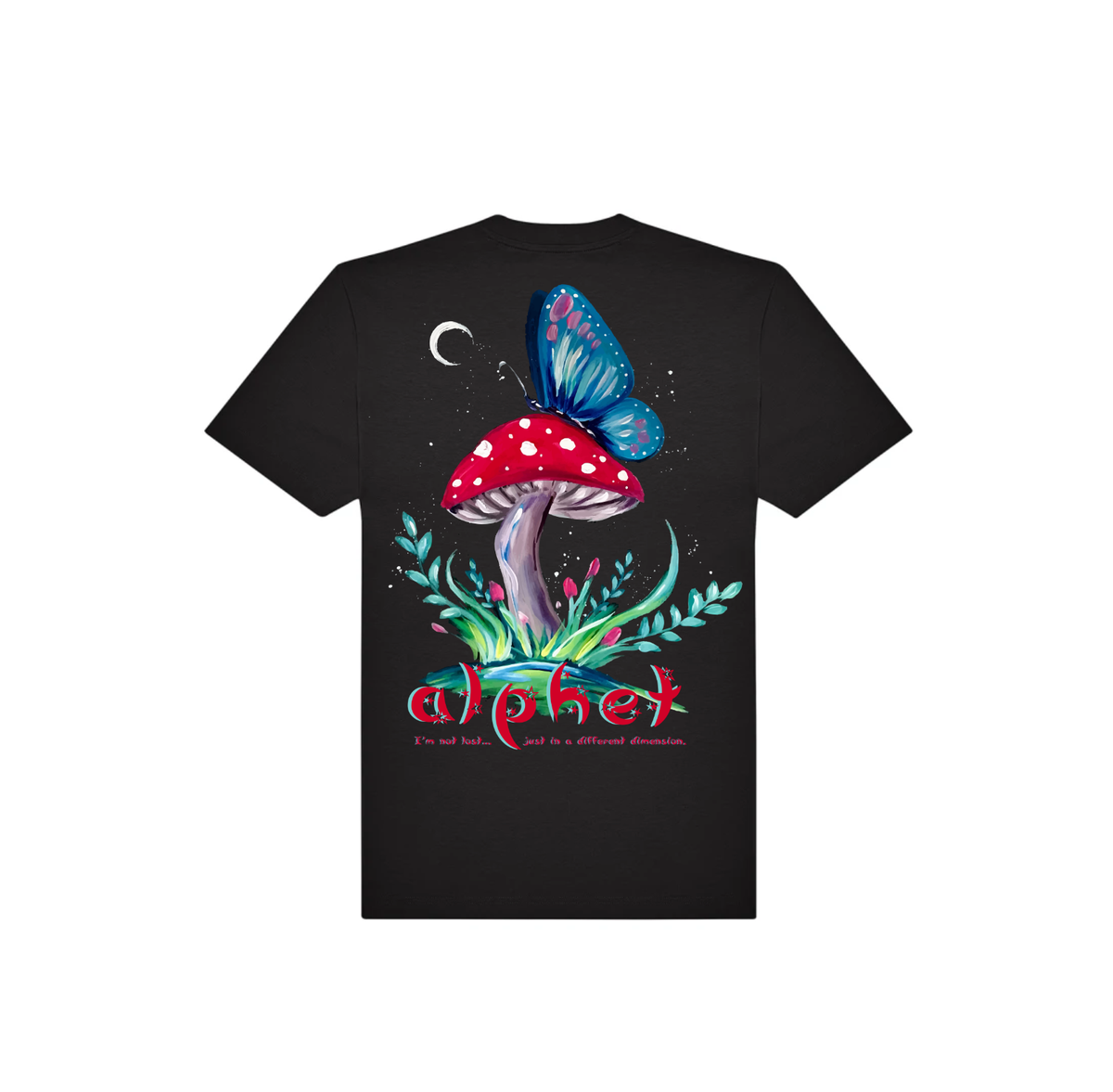 Mushroom Magic Black Tee