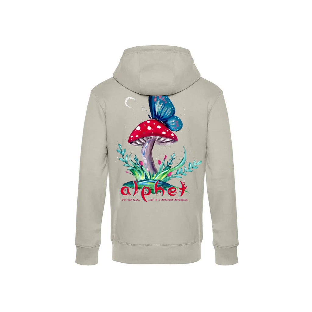 Mushroom Magic Grey Fog Hoodie