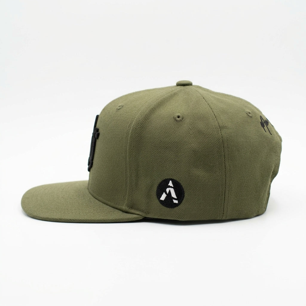 Stamp Olive Snapback
