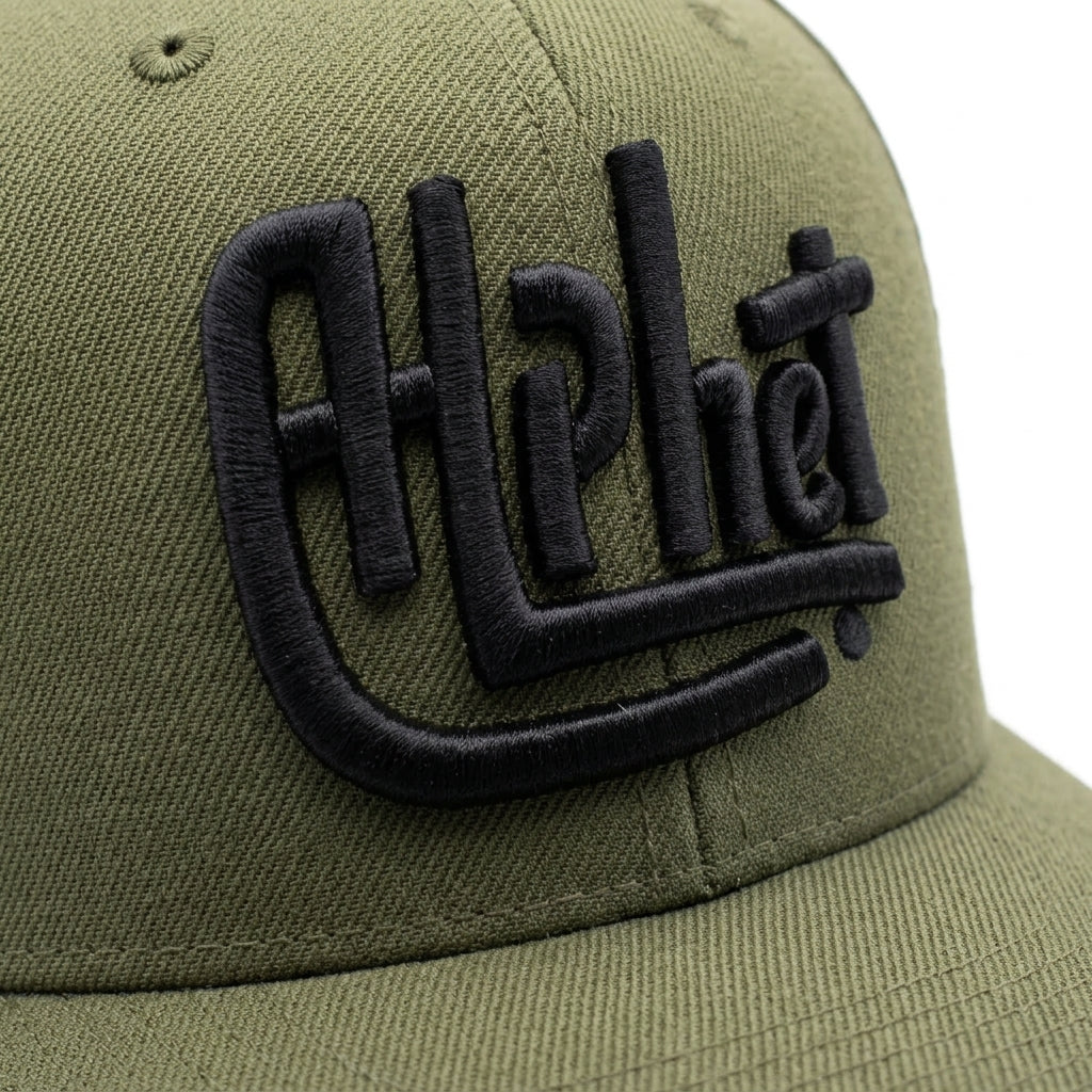 Stamp Olive Snapback