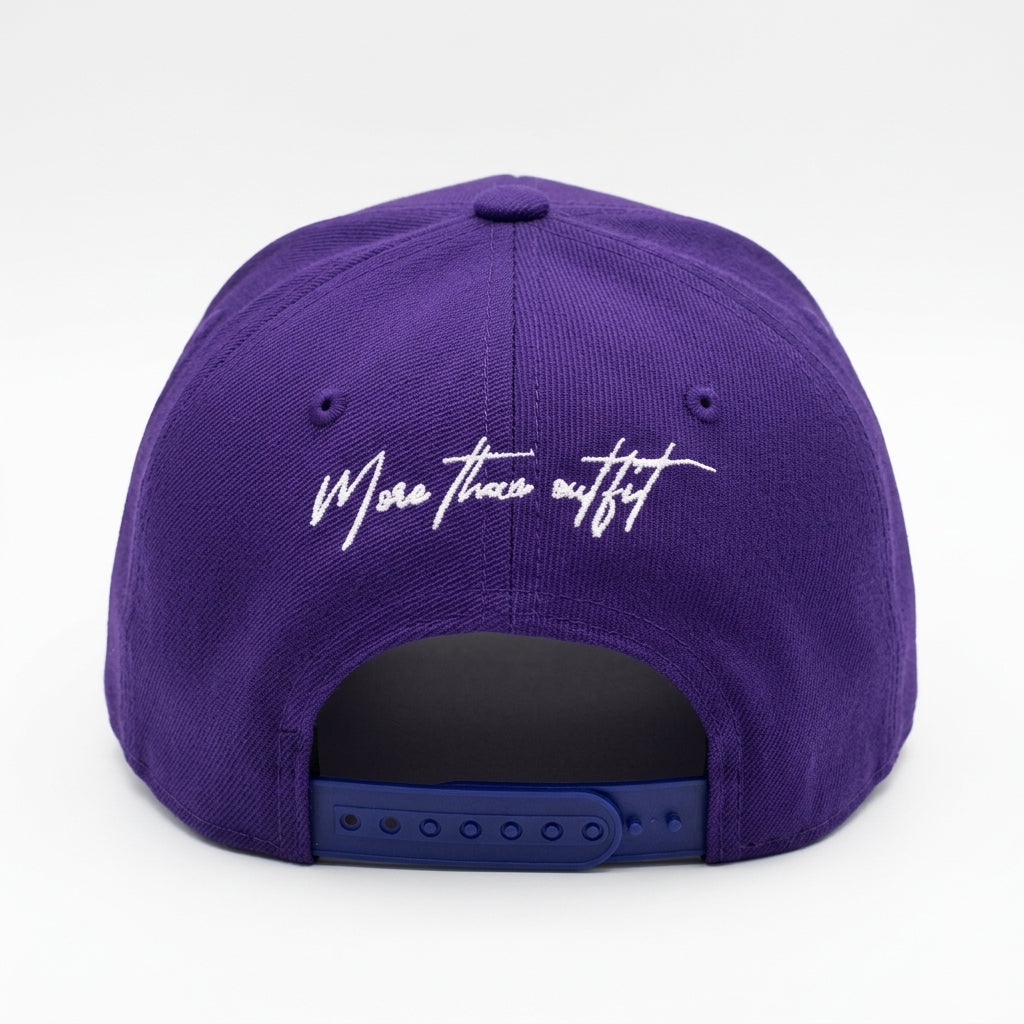 Box Logo Purple Snapback