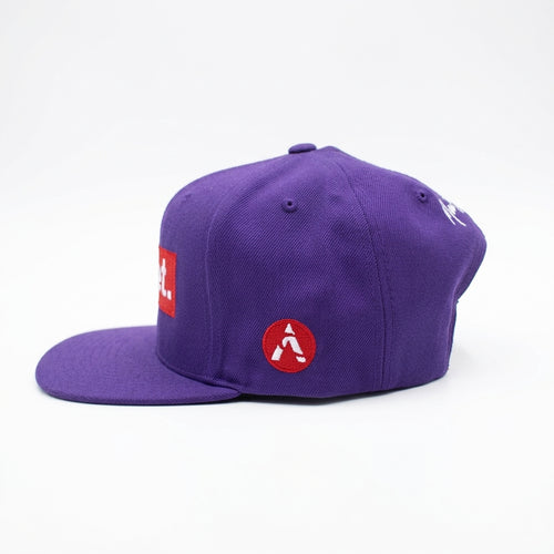 Box Logo Purple Snapback