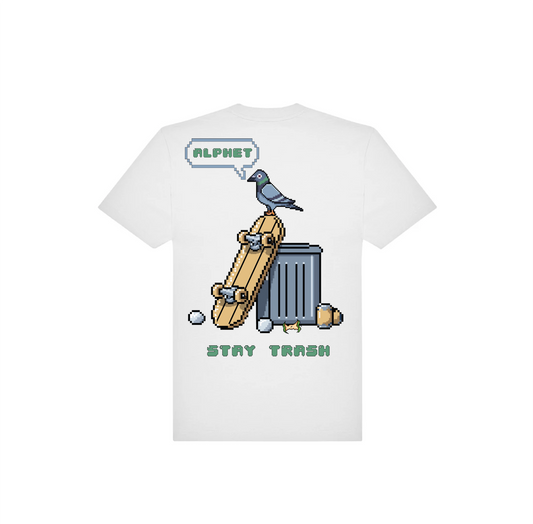 Stay Stray White Tee