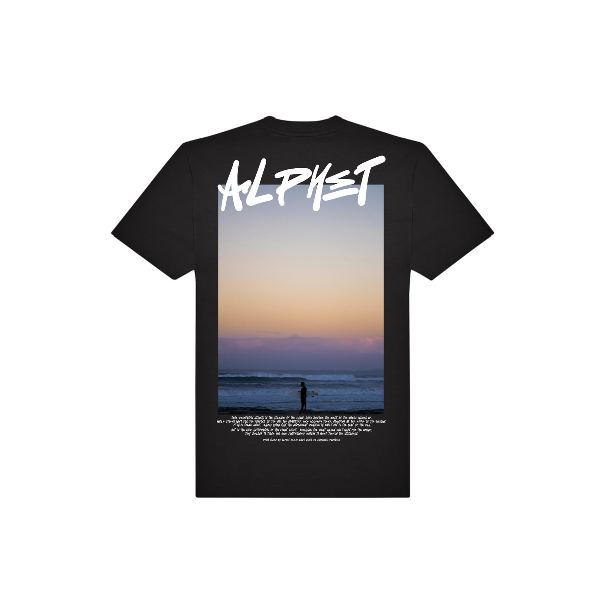 Frame of Mind 'Surfer' Black Tee