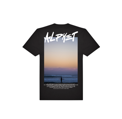 Frame of Mind 'Surfer' Black Tee