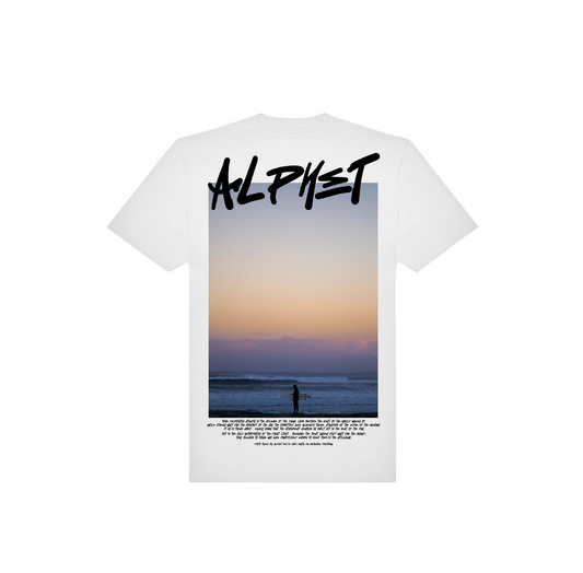 Frame of Mind 'Surfer' White Tee