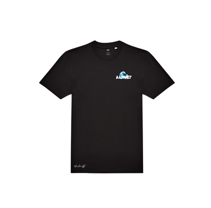Wave Black Tee