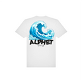 Wave White Tee